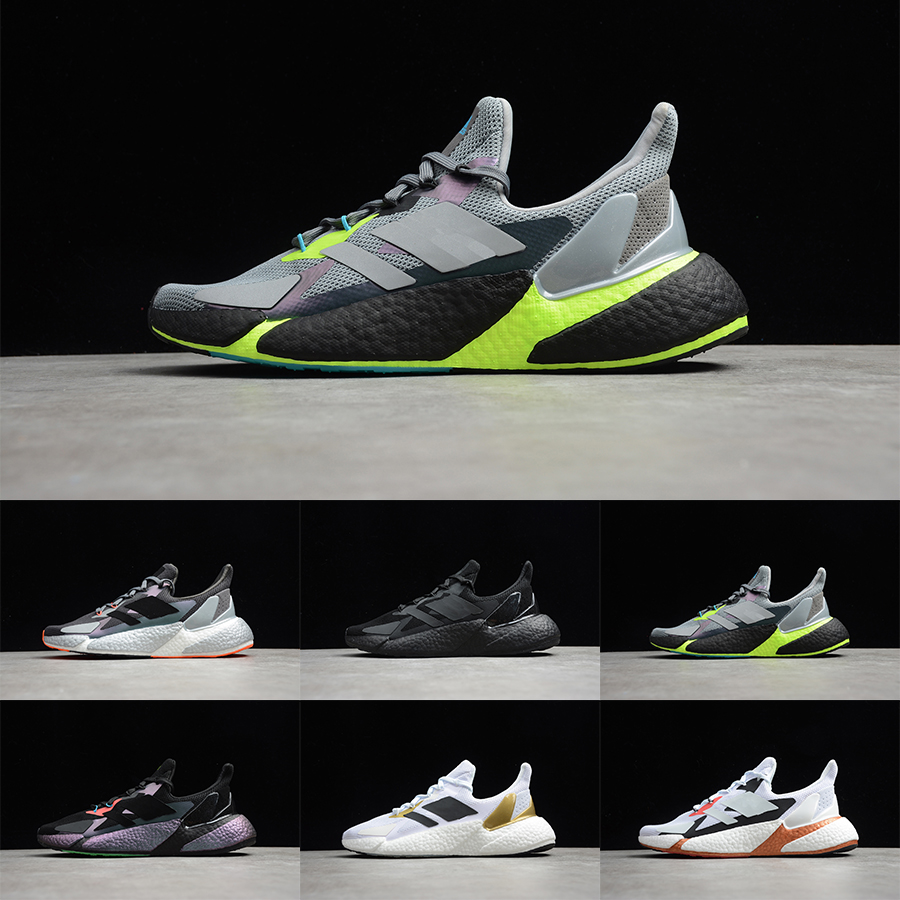 

2020 Latest 36-46 Highest quality AD X9000L4 C4 designer men shoes women chaussures sports Loafers Running martin Platform black wshie black, Shown