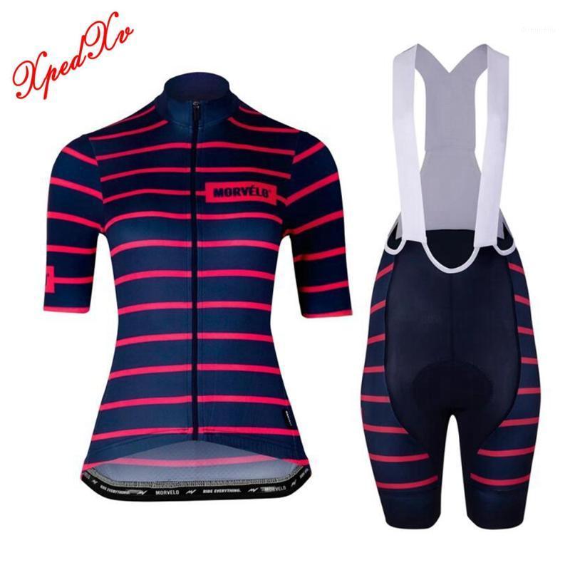

Morvelo cycling kit Women 2020 Pro Team cycling clothing Summer short sleeve Jersey and bib shorts bike tops bottom set1, Bib shorts 12