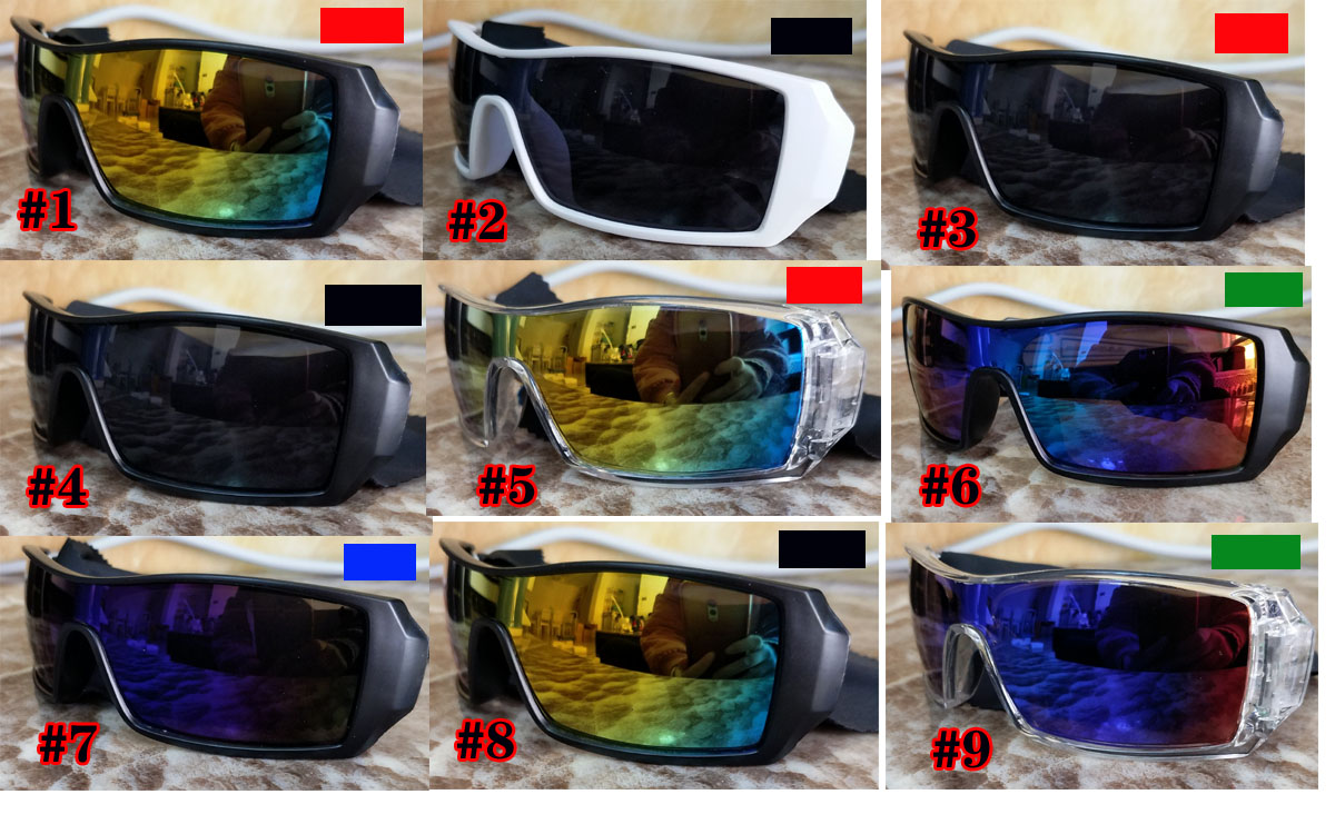

10PCS summer New Fashion Colorful Popular Wind Cycling Mirror Sport Outdoor Eyewear Goggles Sunglasses For Women Men Sunglasses free ship