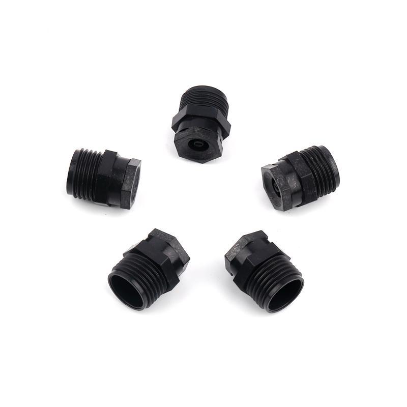 

1-100pcs 1/2 Inch Male Thread Black Nozzle Garden Planting Plastic Sprinkler for Lawn Garden Irrigation Sprayer, 1pc