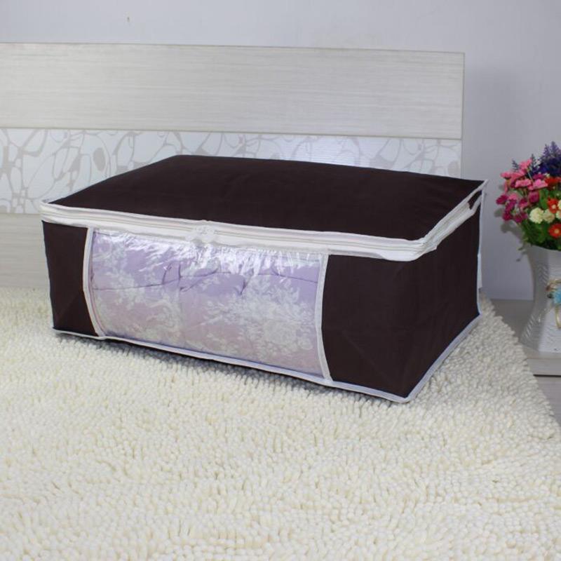 

Zipper Storage Box Non Woven Underbed Box Cothing Drawer Bag Bedding Organizer Durable Cloth Container Closet Divider For Socks