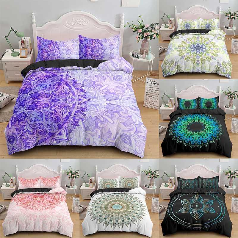 

Fashion Mandala 3D Print Bedding Set Duvet Cover + Pillowcase 1/2 Pcs Bed Set (US/UK/AU EU Size)1, 4535