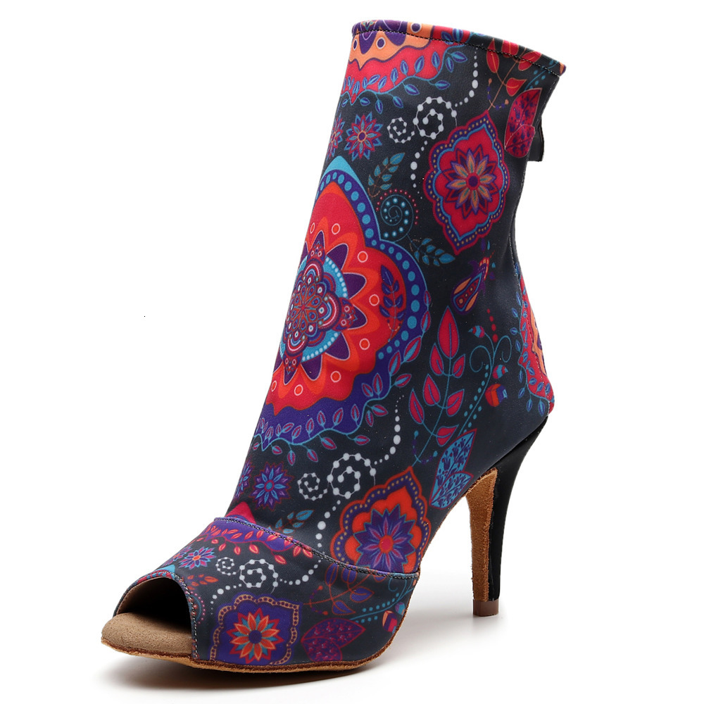 

Practice Free Women's Shoes Discounts Fashionably High Latin Heels Dance Boots Ne26, Six inches heel