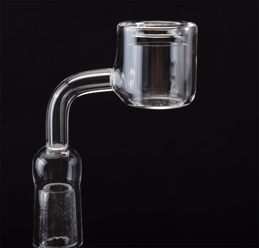 

Latest Design XXL Quartz Thermal Banger 10mm 14mm 18mm Double Tube Quartz Thermal Banger Nail For Glass Water Pipes Oil Rigs Glass Bongs