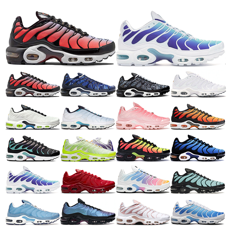 

top tn plus running shoes max mens black Hex White Sisterhood Reverse Sunset Volt Glow Hyper Pastel blue women Breathable sneakers trainers sports fashion