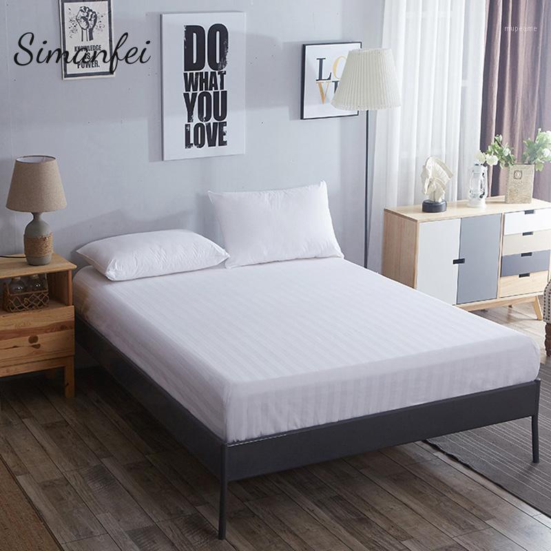 

Simanfei New Coming Mattress Pad Protector Mattress Cover Fitted Sheet Bed Linens with Elastic Rubber1