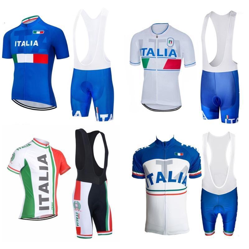 

Mens Italy Cycling Clothing Summer Complete Cycling jersey Set Bicycle bib shorts Clothes Sportswear Suit MTB Bike Pants1