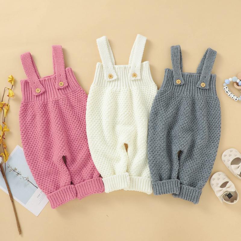 

Newborn Baby Girls Winter Knit Outwear Vest Ruffle Sweater Romper Jumpsuit baby girl winter jumpsuit clothes for girl 18 months, Pink