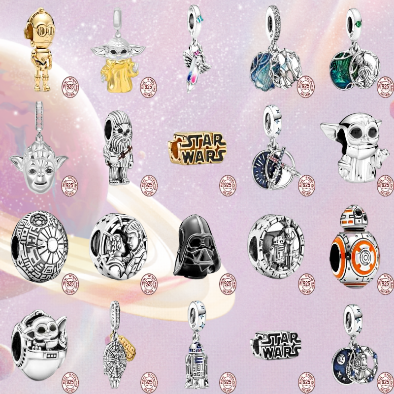 

2022 New Arrival 925 Sterling Silver Dangle Charm Beads Fit Pandora Bracelet Silver 925 Jewelry Gift