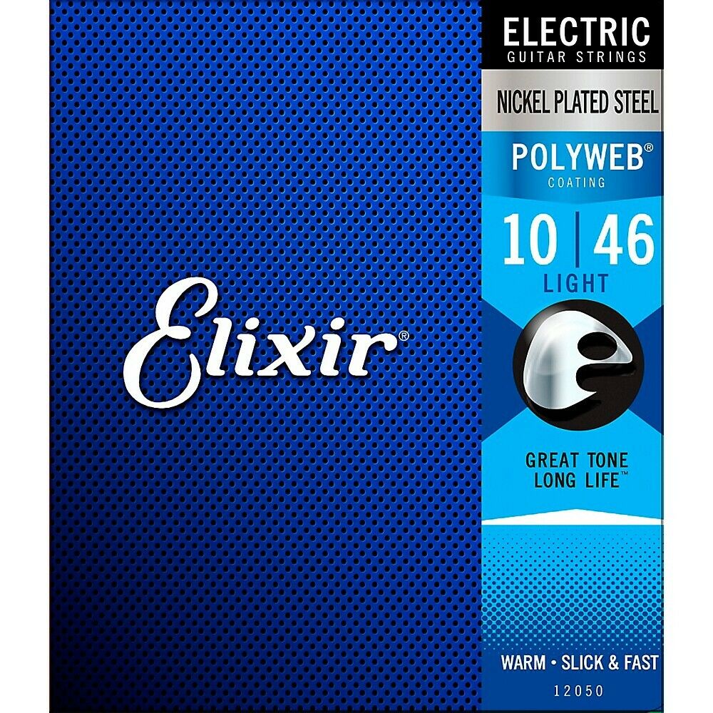 

Elixir 12050 Polyweb Light Gauge Coated Electric Guitar Strings 10 - 46