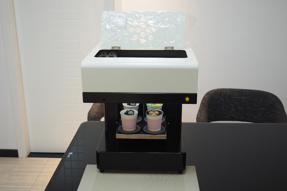 

4 cups coffee printer with edible ink printer for cake coffee , hamburger print