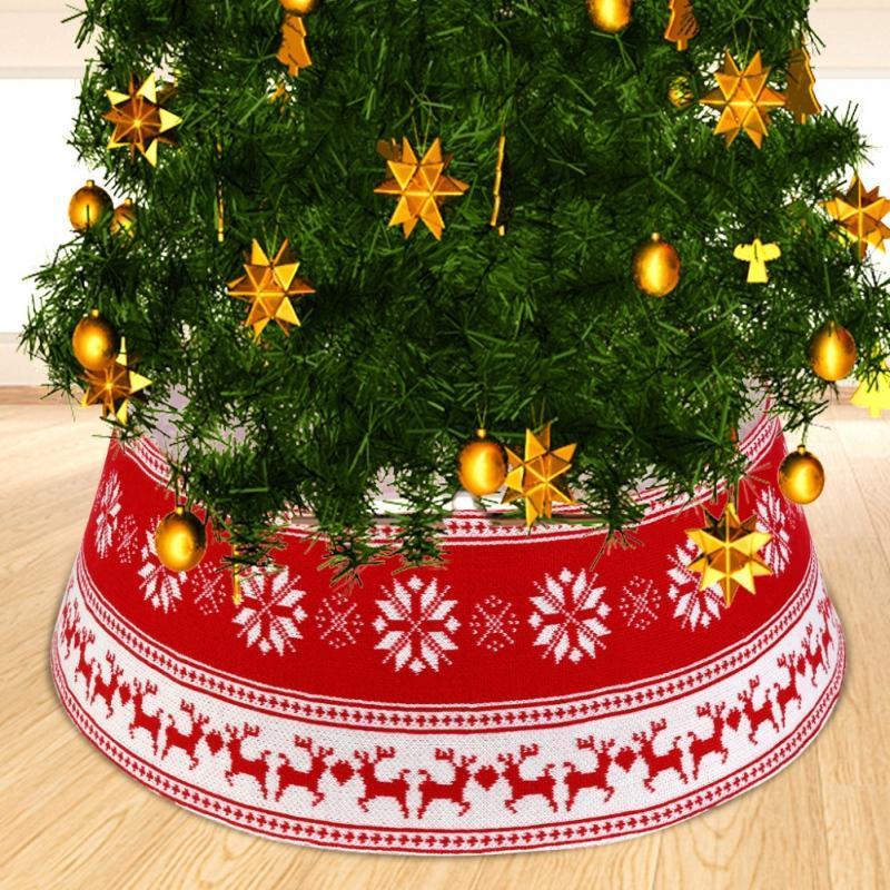 

30-Inch Christmas Tree Fur Carpet Merry Christmas Decorations for Home Natal Tree Skirts New Year Decor1