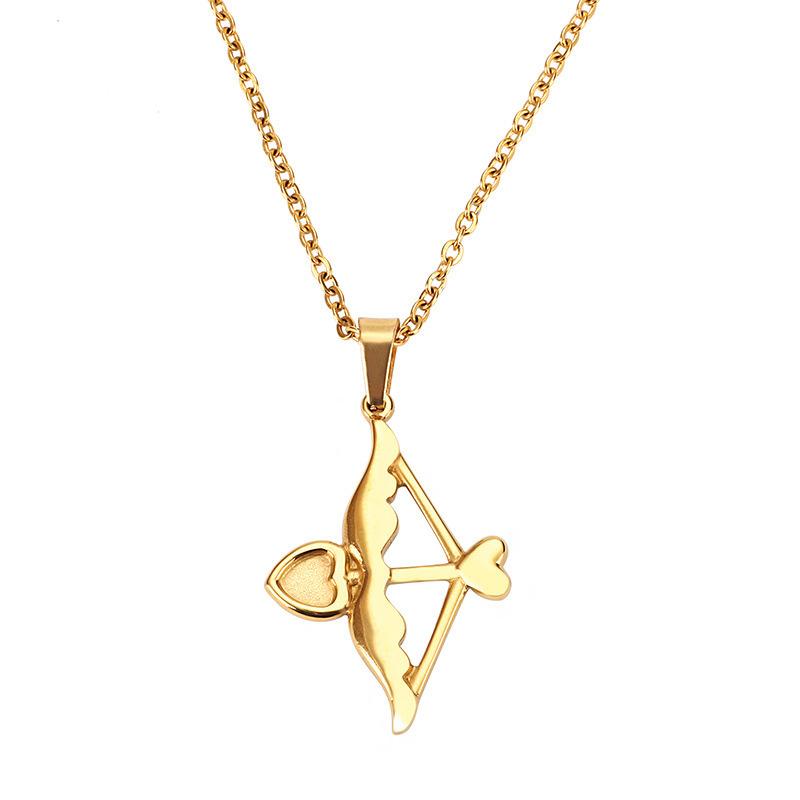 

Fashion jewelry creative personality Cupid's arrow necklace clavicle chain