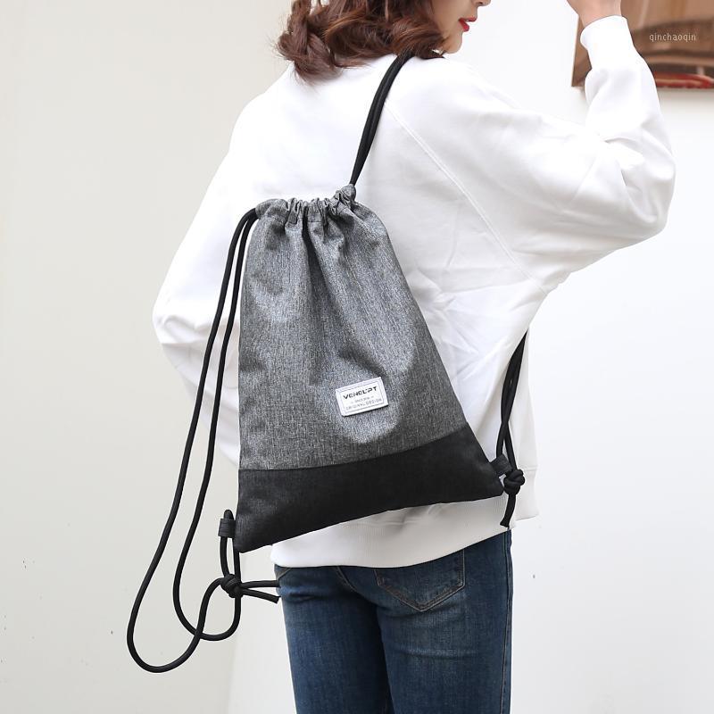 

2020 New Oxford Drawstring Backpack Bag Travel Beach Sack Bag Portable Casual String Sackpack Rucksacks Shopping Mochila1, Burgundy