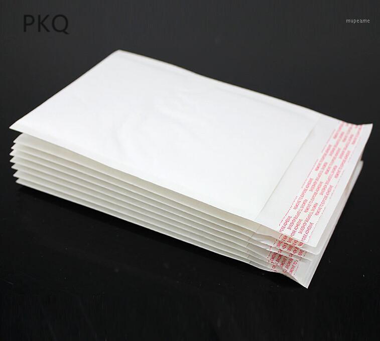 

100p cs/lot White Kraft Bubble Mailers Padded Envelopes Shipping Bags Self Seal High Quality Business School Office Supplies1