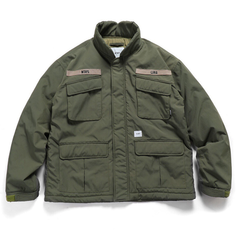 

WTAPS Cotton Padded Jackets Men Clothing Fashion Autumn Winter Woman Windbreaker Clothes Trench Coat Streetwear Army Techwear 201116, Gray n2e