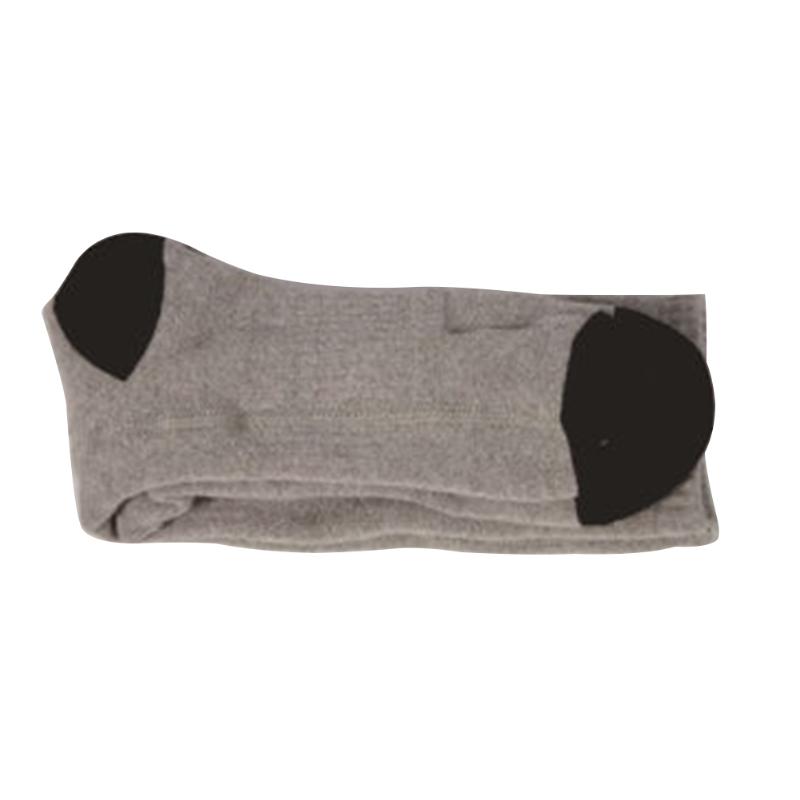 

1pair Men Women Fishing Electric Thermal Hunting Foot Warmer Winter Camping Heated Socks Solid Non Slip Spandex Hiking, Grey