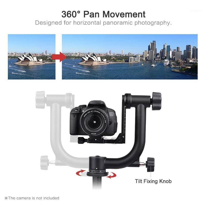 

YELANGU Heavy Duty Metal Panoramic Gimbal Tripod Head Use for Arca-Swiss Standard Quick Release Plate1