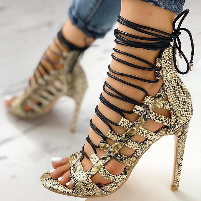 

2021 Women's Sandals For Women High Heels Shoes Woman Serpentine Open Toes Fashion Party Female Ladies Thin Heels Sandals Female1, Black