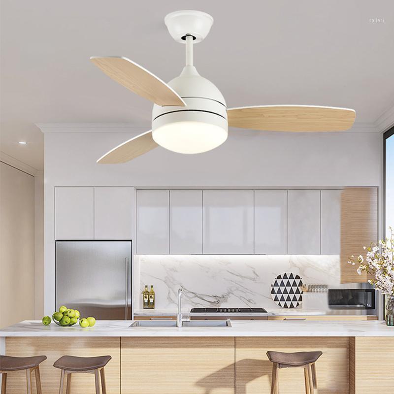

220V fan lamp with remote control modern 18w cooling fans for restaurant bedroom decoration 42 inch wooden ceiling fan light1