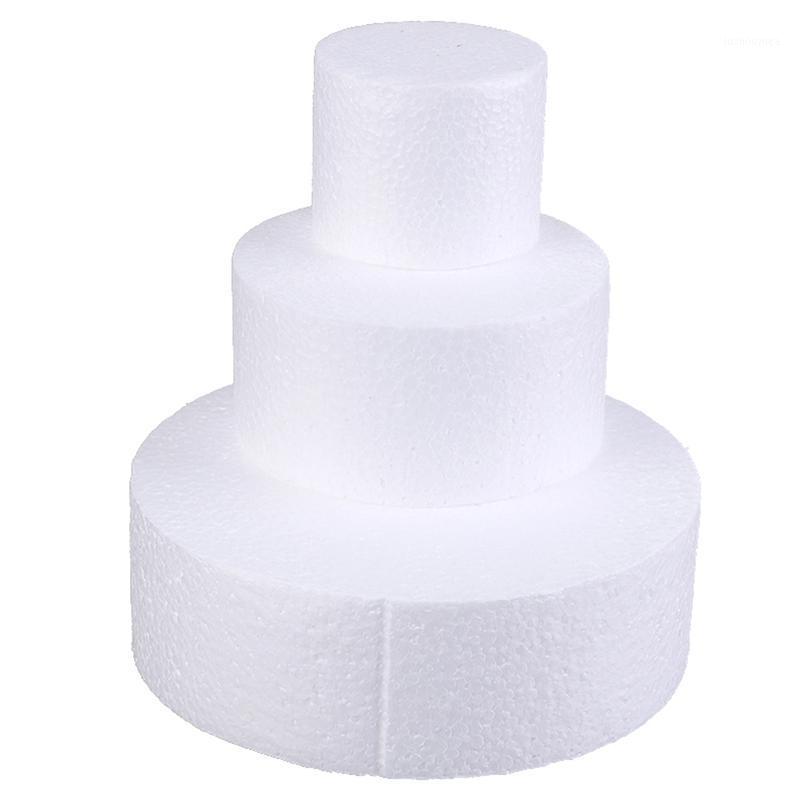 

6/10/15cm Round Styrofoam Foam Cake Dummy Sugarcraft Flower Decor Patrice Model Wedding Decor Accessories1