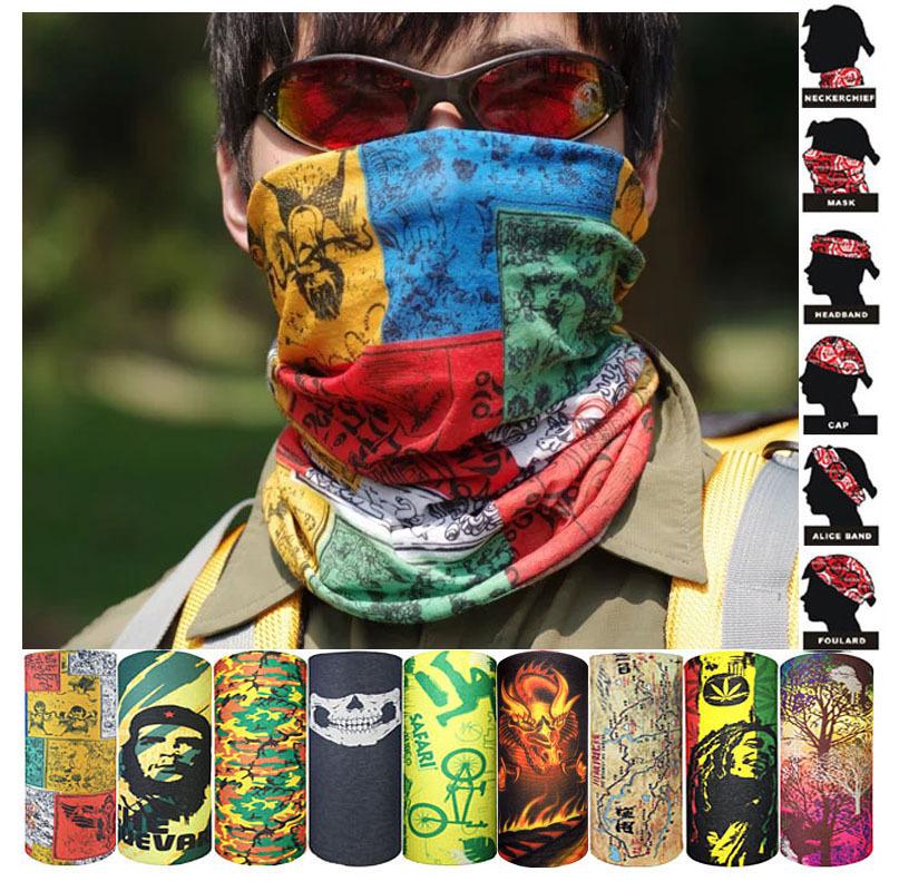 

Women Braga Cuello Bandana Balaclava Foulard Moto Muslim Wrap Scarf Men Scarves buffe Shemagh Tactical Mask Neck Gaiter