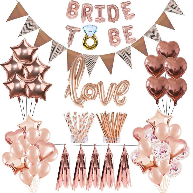 

Rose Gold Party Decor 18inch Star Heart Foil Balloons Bridal Shower Wedding Decor Baby Shower Birthday Party Supplies Kids Toys1