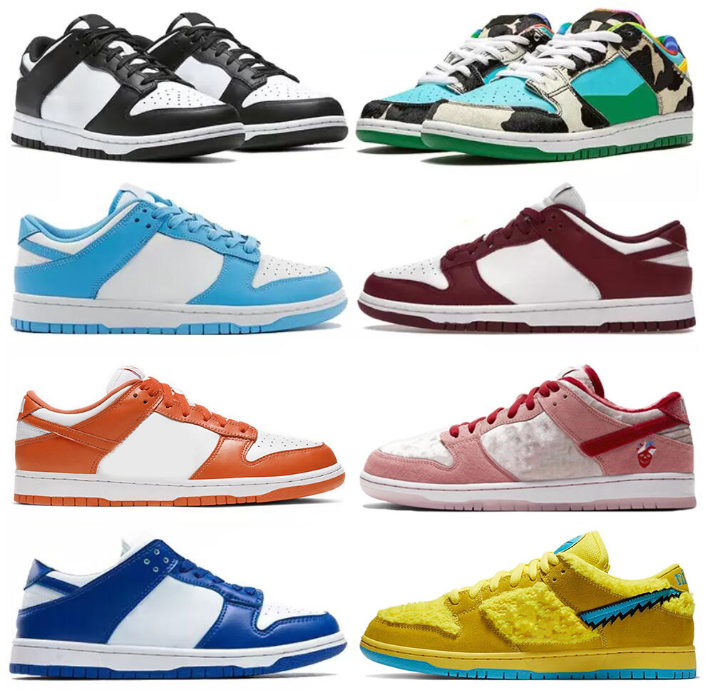 

Bordeaux White Black SB Outdoor Shoes Low Chunky Halloween Panda Union Brazil Men Sports Sneakers Coast Kentucky Syracuse University Red UNC