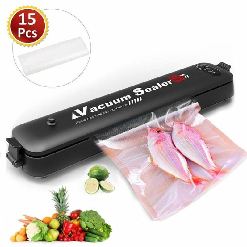 

220V/110V Vacuum Sealer Vacuum degasser Machine With 15PCS Bags Home Electric Packaging Machine Dropshipping