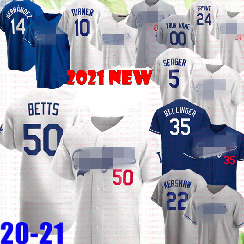 

50 Mookie Betts Los Angeles Dodgers Jersey Cody Bellinger Corey Seager Clayton Kershaw Enrique Hernandez Jersey, Blue;black