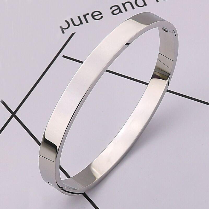 

Fashion Designer Bracelet Jewelry Rose Gold 316L Stainless Steel Screw with Screwdriver and Stone Screws with Box