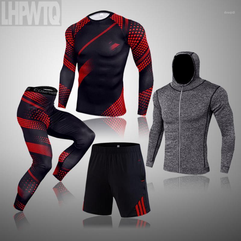 

Men Sportswear Compression Sports Suits Quick Dry Running Sets Clothing Winter Joggers Training Gym Fitness Tracksuits Running1, Sweatshirt