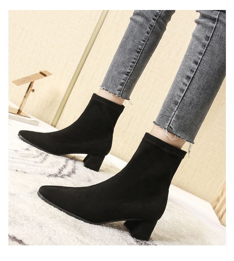 2020 Women Show Thin High Heels 2020 New Spring And Autumn Single Boots ...