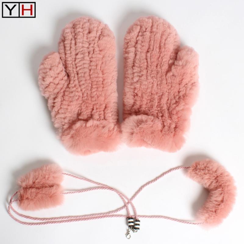 

Hot Sale Authentic Fur Gloves Women High Elastic Hand Knitted 100%Natural Rex Fur Gloves Outdoor1