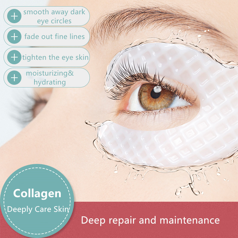 

ILISYA Collagen Eye Mask Anti-Wrinkle Eye Patches Hydrating Moisturizing Smooth Crow's feet Eye Care