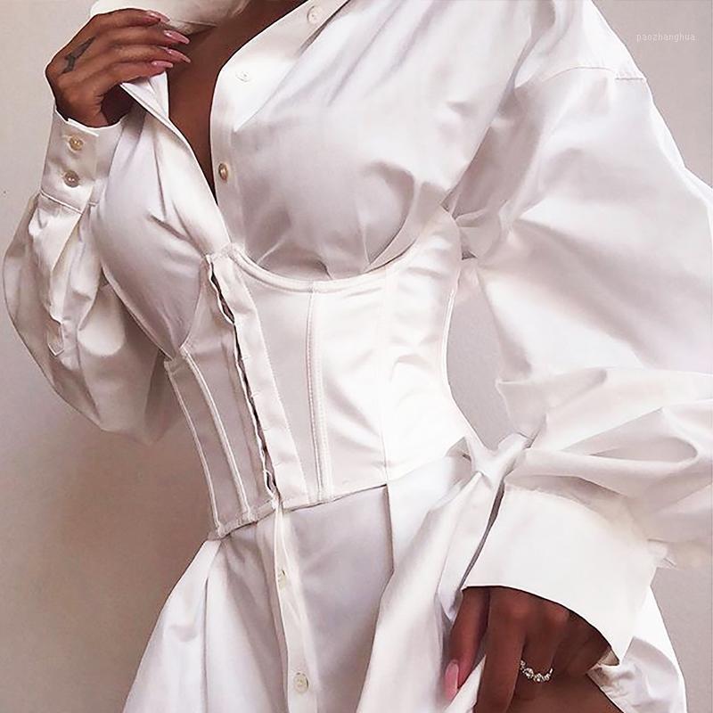 

Women Ultra Super Wide Belt Elastic Corset Fashion Waist Ladies Clothing Accesoories Female Decorations White Belts, Black;brown