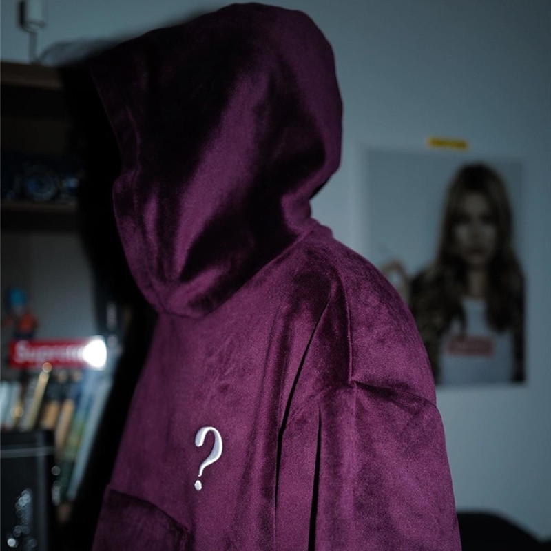 

2021 New Ss Embroidery Question Mark Hoodie Hooded Men Women Harajuku Streetwear Isecret Pullover Hoody Qmjf