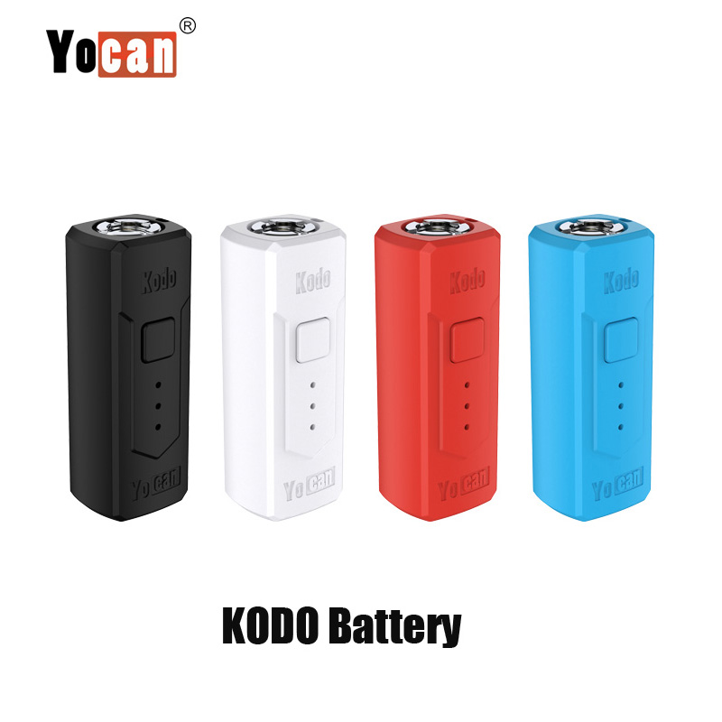 

100% Original Yocan Kodo Box Mod 400mAh Preheat VV E Cigarette Vape Mod Variable Voltage Battery for 510 Thread Cartridges Tank