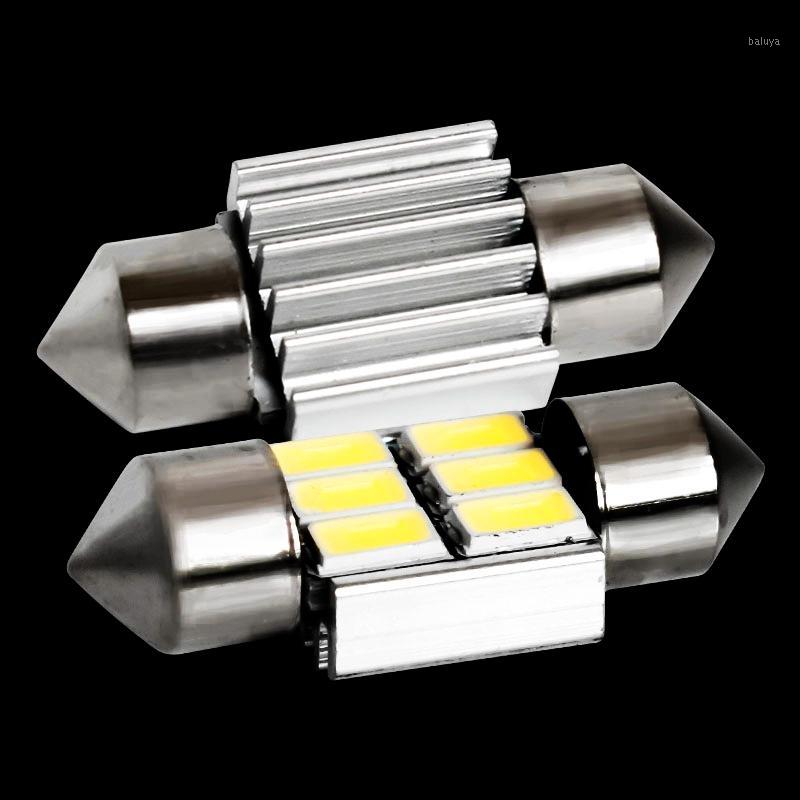 

1pc 31mm C5W C10W C3W SV8.5 6 led 5630 smd Festoon CANBUS NO Error Car Licence Plate Light Auto Dome lamps Reading Lights 12V1, As pic