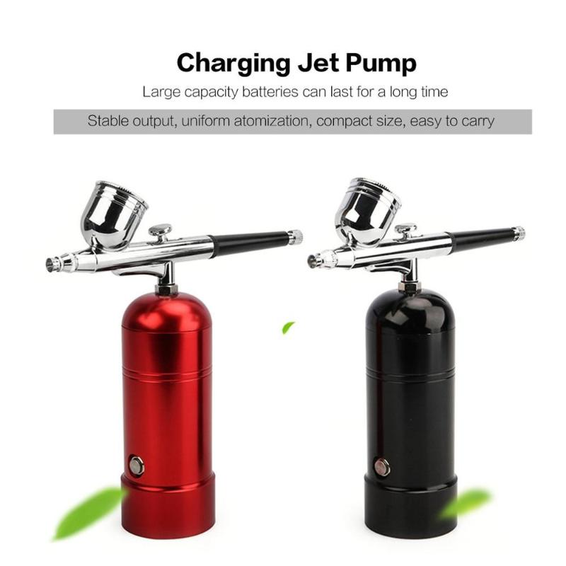 

Lightweight Mini Portable Airbrush Set Spray Pump Pen Set Air Compressor Kit for Art Painting Tattoo Cake Spray Model