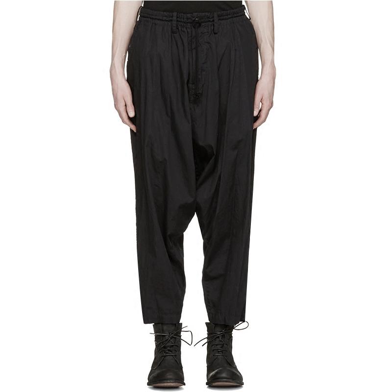 

Men' trousers with Harlan feet pants, men' casual trousers, cropped cropped trousers, thin spring and summer new products, Black