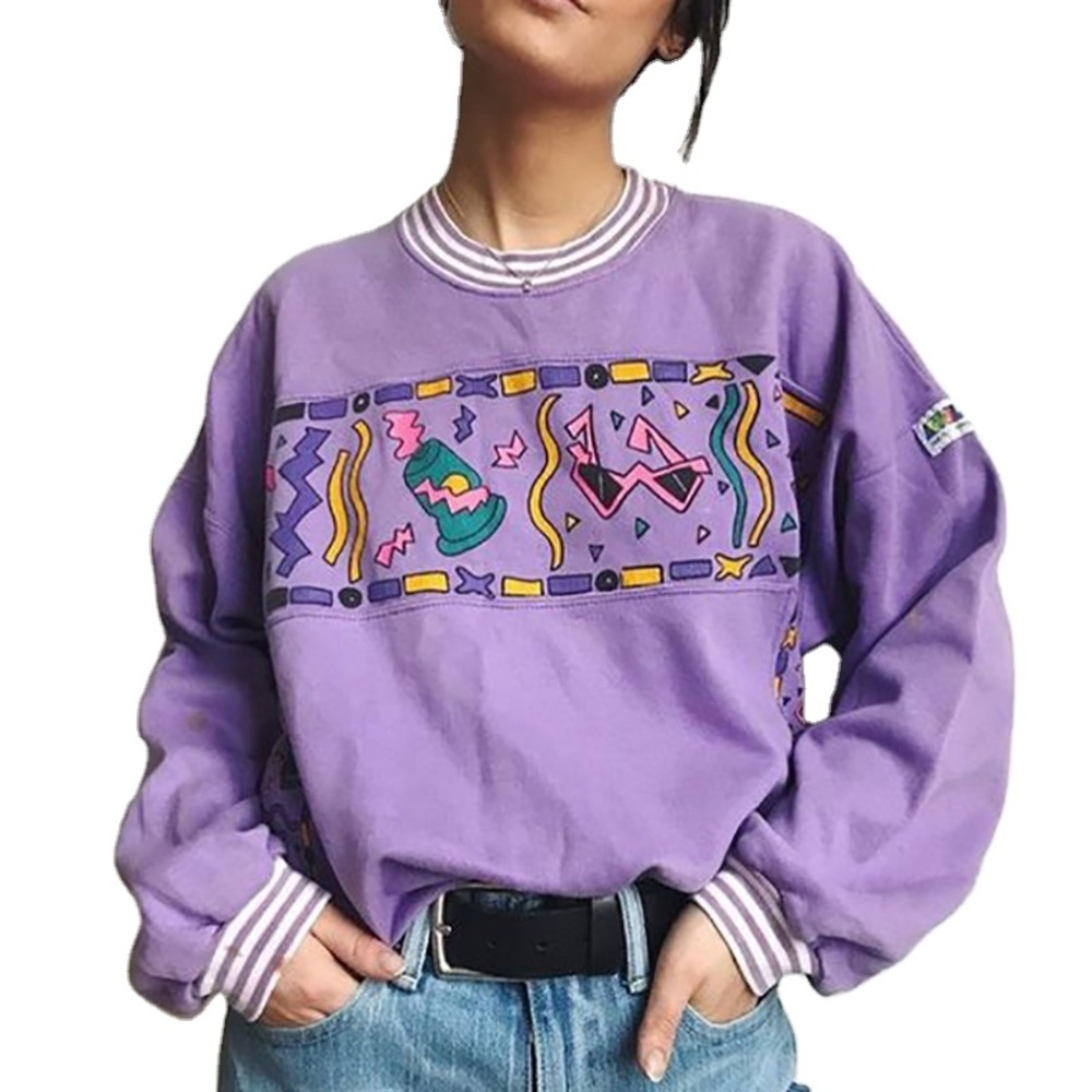 

2020 Spring Autumn New cross-border spot European and American fashion ladies casual coat hoodie purple