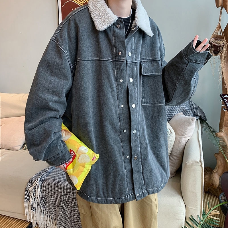 

Man-clothes 2021 Cotton Quilted Autumn New Fine and Cumbersome Cowboy Cotton-quilted Young Men's Clothes VYRG, Khaki.