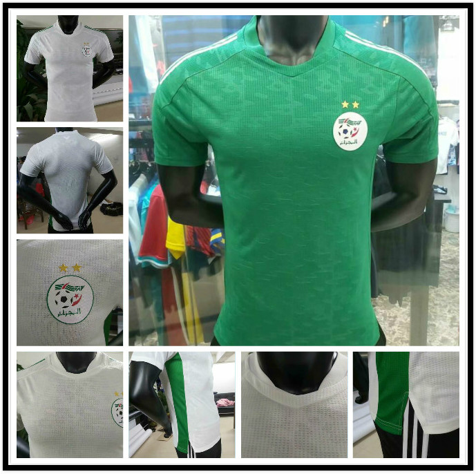 

20 21 Algeria MAHREZ FEGHOULI Player Version Mens Soccer Jerseys New National Team SLIMANI BENNACER Home Away Balck Football Shirt Uniforms
