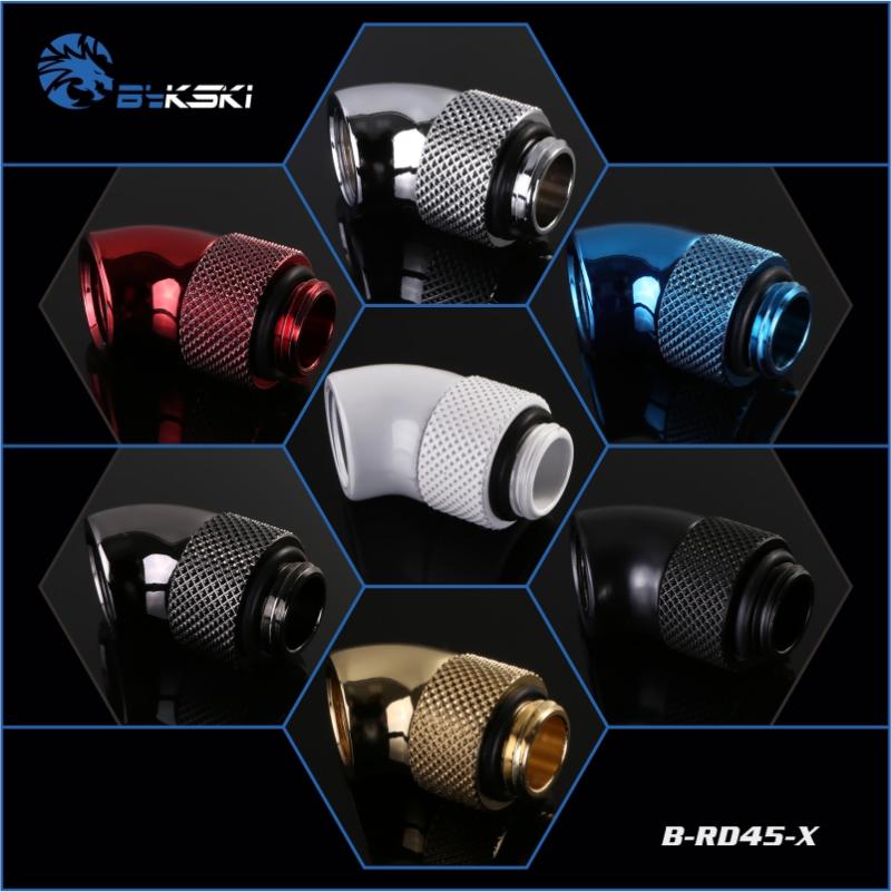 

Bykski 45 Degree Elbow Rotatable Fitting Connector Joint B-RD45-X