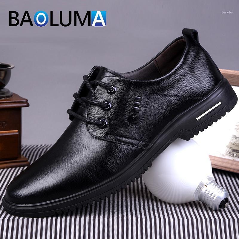 

New Men's Dress Shoes Soft Comfortable Men's Business Shoes Italian Style Men Dress 2021 Designer Men Wedding1, Black fur