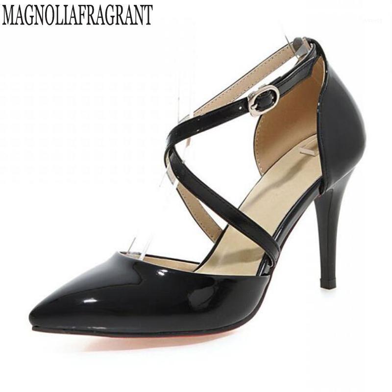 

2021 New High-heeled Shoes Woman Pumps Wedding Shoes Platform Fashion Women Cross belt zapatos mujer High Heels k1791
