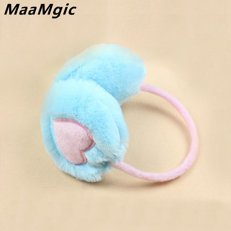 

New Elegant Plush Female Winter Earmuff Warm Ear Muffs Headphones Girls Earmuffs Earphone Ear Warmers Protector Fur Headphones