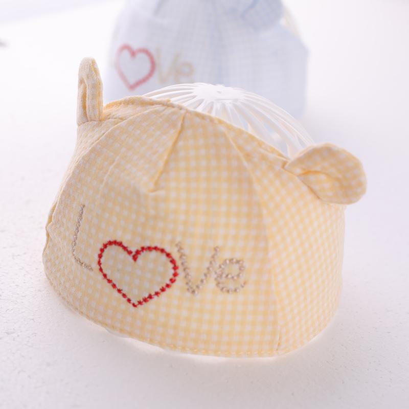 

Newborn baby hat cotton thin cap spring and summer1, Blue