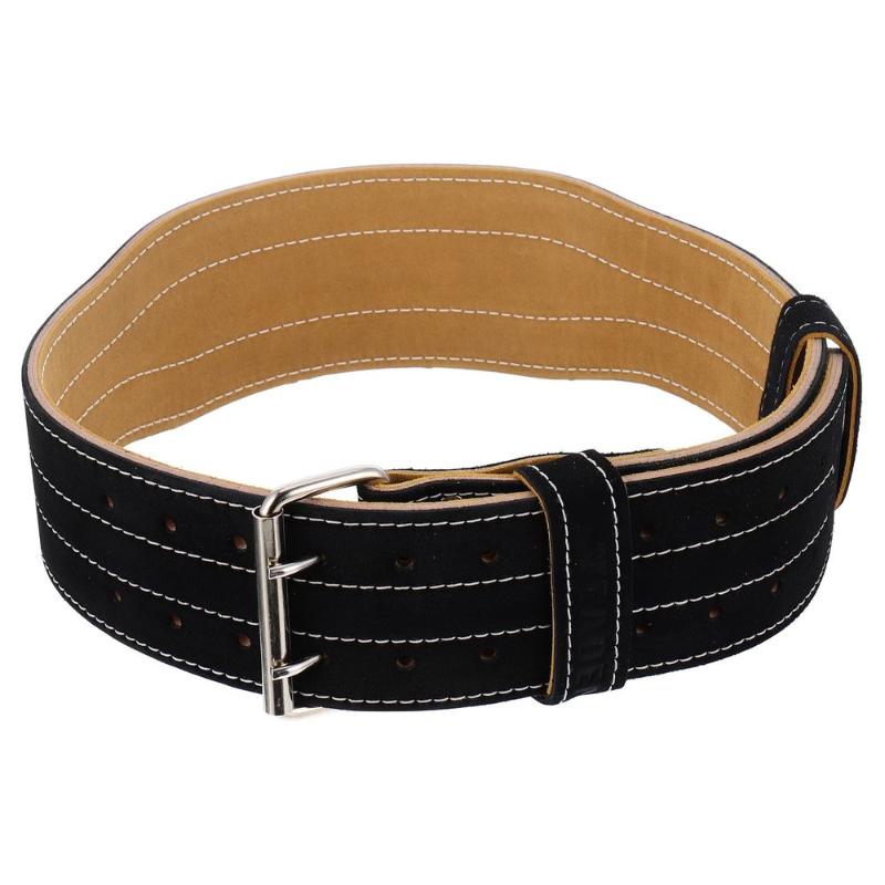

Waist Supporter PU Adjustable Weightlifting Fitness Waist Protective Belt, Black